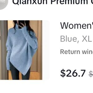 Women's Blue Sweater